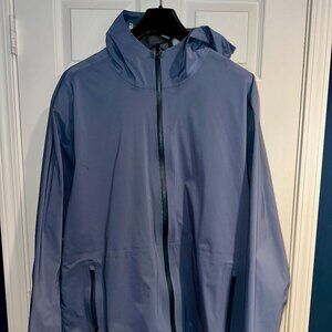 Men’s Free Fly Cloudshield Rain Jacket in Heron Blue, size XL
